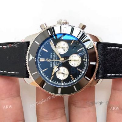 Replica Breitling Superocean Heritage II B01 7750 Watch Black Face